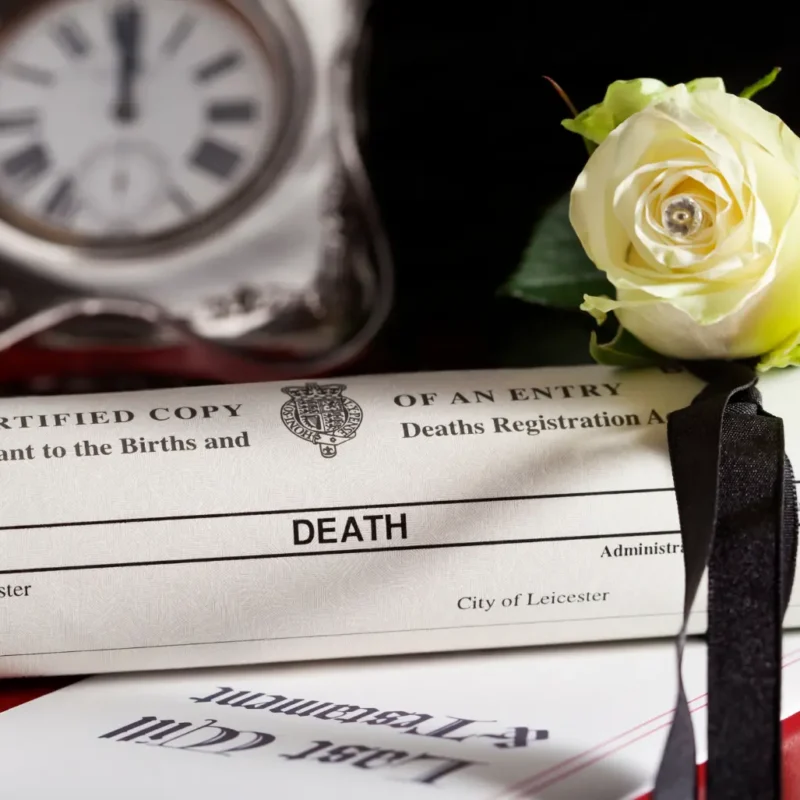 certificazione di morte