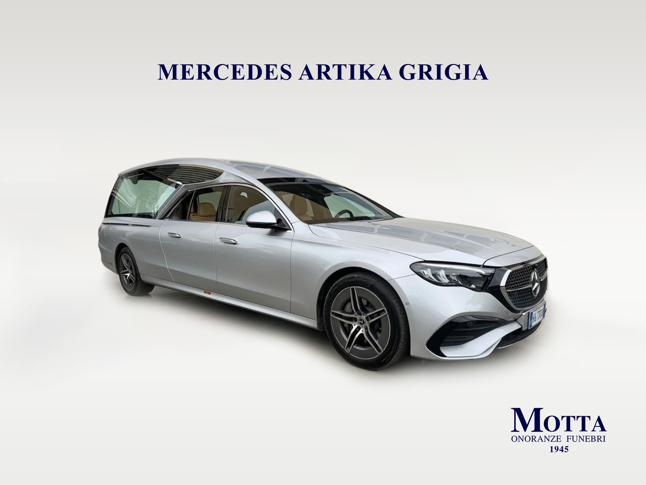 Auto funebre Mercedes Artika Grigia